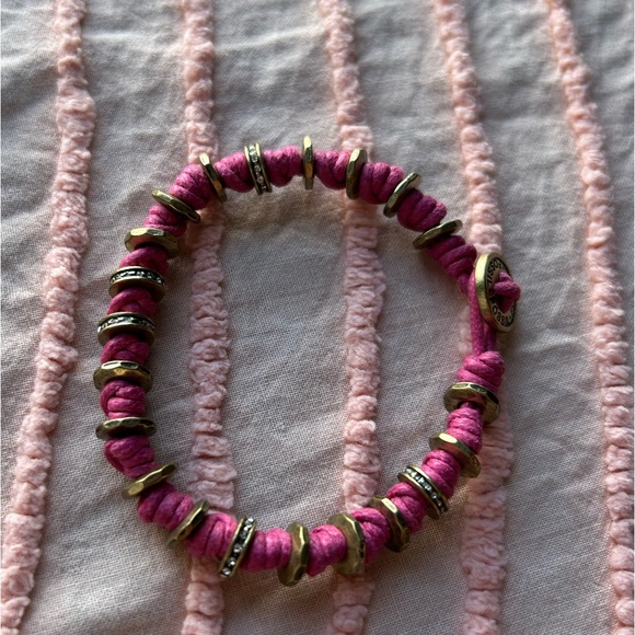 Women’s pink fossil bracelet - Picture 2 of 6
